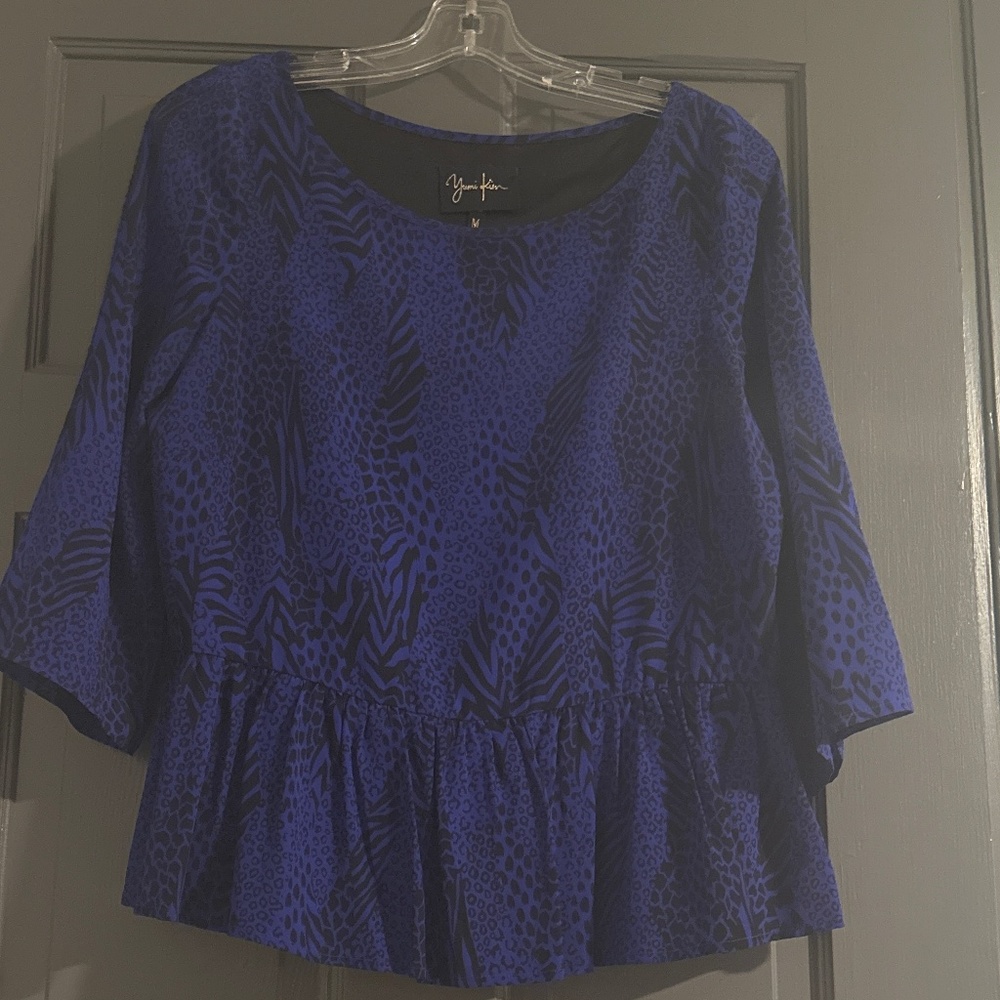 Women animal print blouse